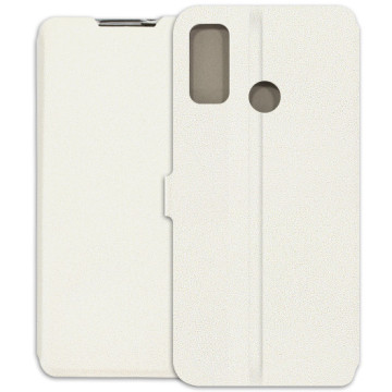 Huawei P Smart (2020) Case - Wallet Book - white