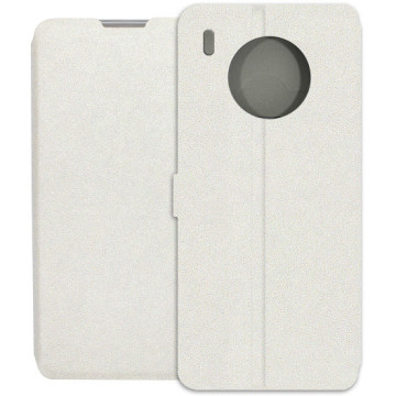 Huawei Nova 8i Case - Wallet Book - white