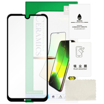 Honor Play 8A - tempered glass Ceramic 9D Full Glue - black