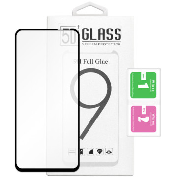 Huawei P40 Lite 5G - tempered glass 5D Full Glue - black