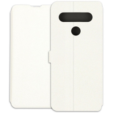LG K61 Case - Wallet Book - white