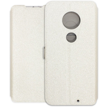 Motorola Moto G7 Plus Case - Wallet Book - white