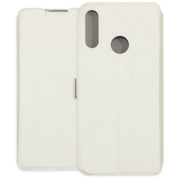 Motorola Moto E6 Plus Case - Wallet Book - white