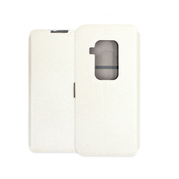 Motorola One Zoom Case - Wallet Book - white