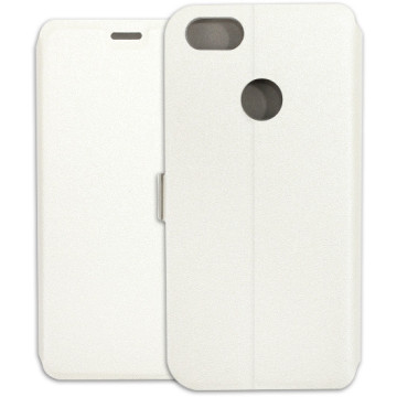 Motorola Moto E6 Play Case - Wallet Book - white