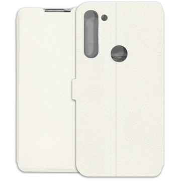 Motorola Moto G8 Power Case - Wallet Book - white