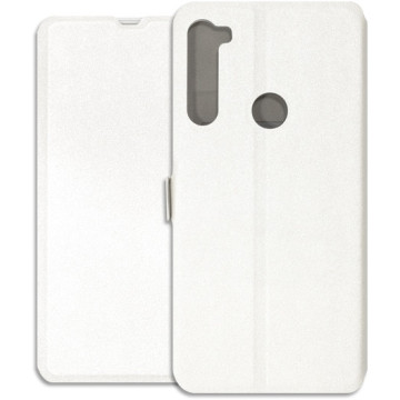 Motorola One Fusion Plus Case - Wallet Book - white