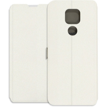 Motorola Moto G9 Play Case - Wallet Book - white