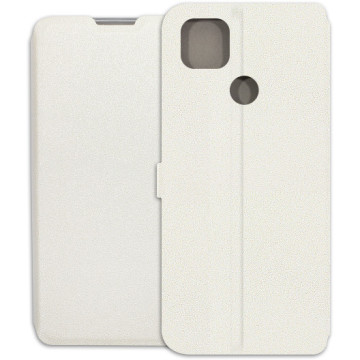 Motorola Moto G9 Power Case - Wallet Book - white