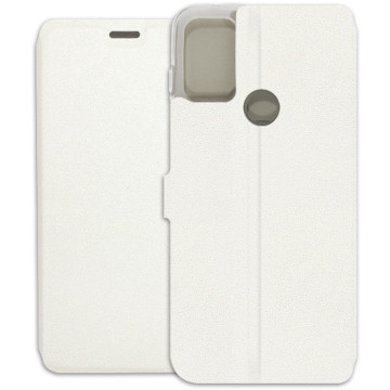 Motorola Moto G50 Case - Wallet Book - white