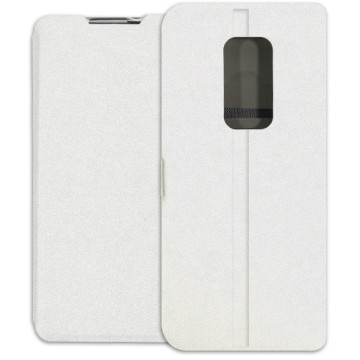 Motorola Defy (2021) Case - Wallet Book - white