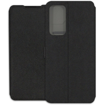 Motorola Edge 20 Case - Soft Wallet Book - black