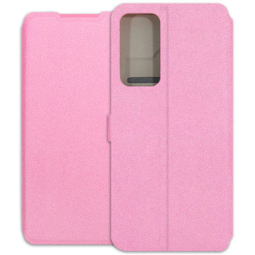 Motorola Edge 20 Case - Soft Wallet Book - pink