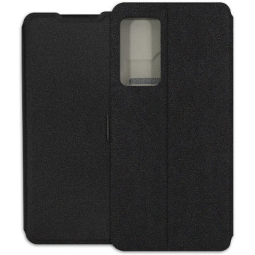 Motorola Edge 20 Pro Case - Soft Wallet Book - black