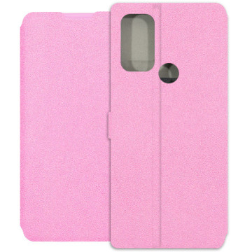 Motorola Moto G60S Case - Soft Wallet Book - pink