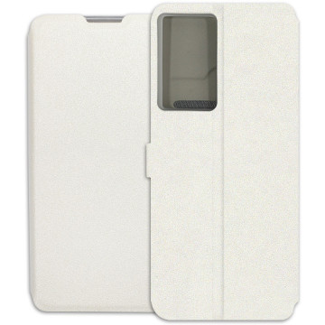 Motorola Moto G200 5G Case - Wallet Book - white