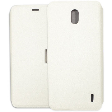 Nokia 1 Plus Case - Wallet Book - white