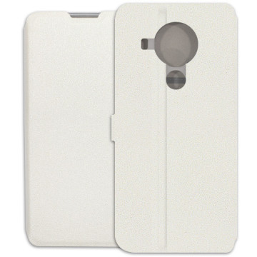 Nokia 5.4 Case - Wallet Book - white