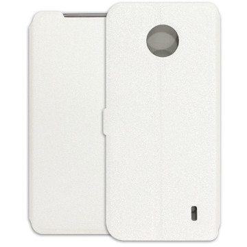 Nokia C10 Case - Wallet Book - white