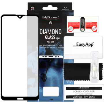 Nokia 2.4 - tempered glass MyScreen Protector Diamond Glass Edge Full Glue - black