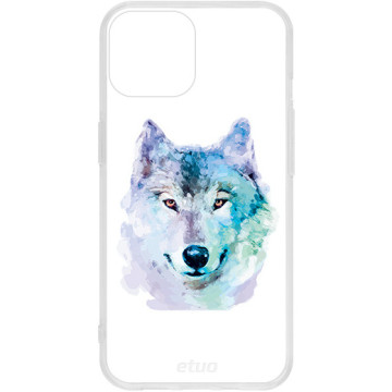 Case - casey Crystal Design - Watercolor wolf