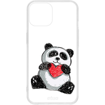 Case - casey Crystal Design - Panda with heart