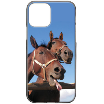 Phone case - casey Design Case - Funny Animals - Funny horses - black