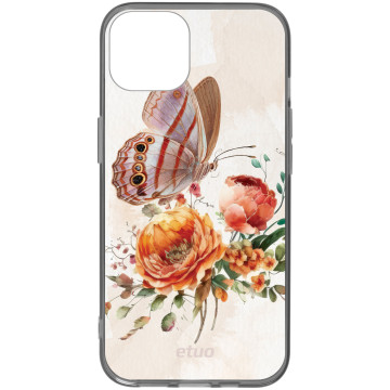 Etui na telefon - casey Design Case - Bloom & Buzz - Butterfly among the flowers - black