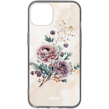 Etui na telefon - casey Design Case - Bloom & Buzz - Vintage Summer Flowers - black