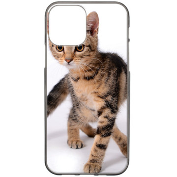 Phone case - casey Design Case - Case with cat - Cute kitty - black