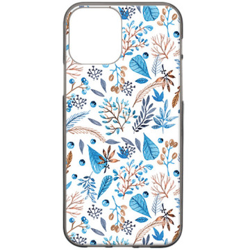 Phone case - casey Design Case - Folk & Dreamcatcher - Leaves and berries - black