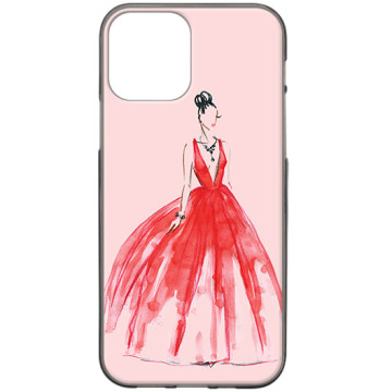 Phone case - casey Design Case - Fashion - Red dress - black