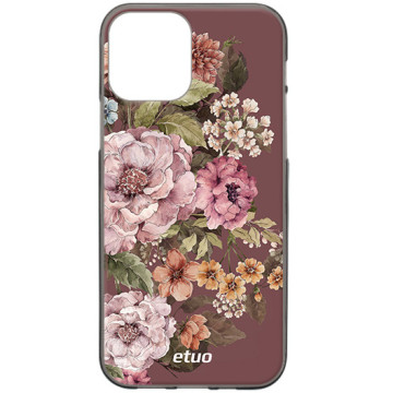Etui na telefon - casey Design Case - Flora - Kasiags Fall Flora Pattern - black