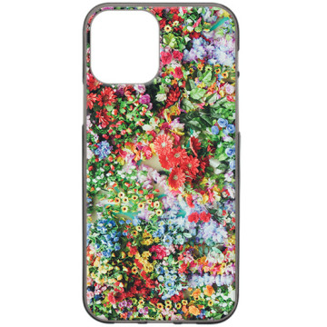 Phone case - casey Design Case - Floral Case - Flower meadow - black