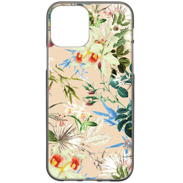 Phone case - casey Design Case - Fruits and Tropical - Small flowers - black