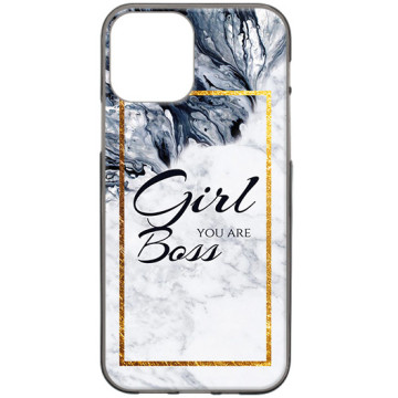Phone case - casey Design Case - Chic Design - Boss Girl - black
