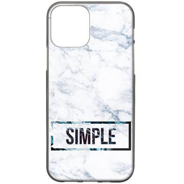 Phone case - casey Design Case - Chic Design - Simple Marble - black