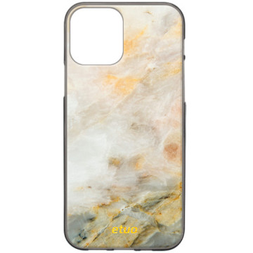 Phone case - casey Design Case - Chic Design - Yellow Marble - black