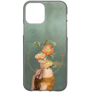 Etui na telefon - casey Design Case - Collages - Kamila Lenarcik Floral thoughts - black