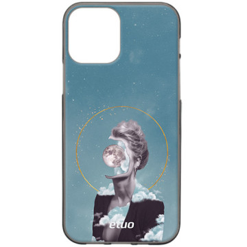 Etui na telefon - casey Design Case - Collages - Kamila Lenarcik The moon in the halo - black