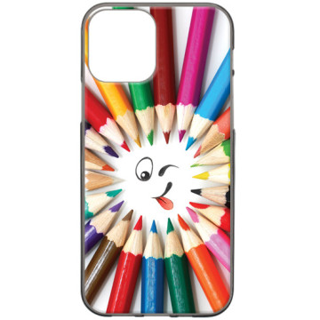 Phone case - casey Design Case - Gift for Children's Day - Colored pencils - black