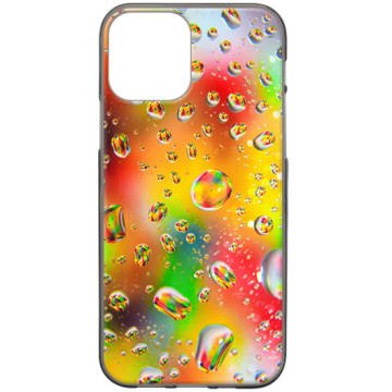 Phone case - casey Design Case - Gift for Children's Day - Rainbow drops - black