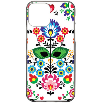 Phone case - casey Design Case - Folk - Lowicz cutouts - black