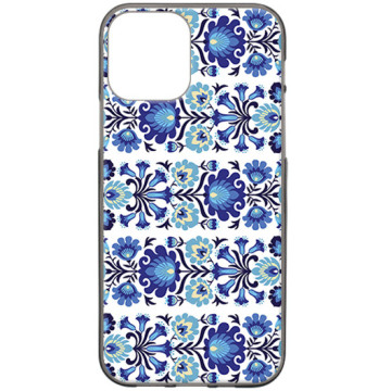 Phone case - casey Design Case - Folk - Lowicz flowers - black
