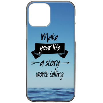 Phone case - casey Design Case - The sentence - Make your life story - black