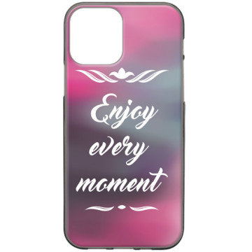 Phone case - casey Design Case - The sentence - Enjoy every moment - black