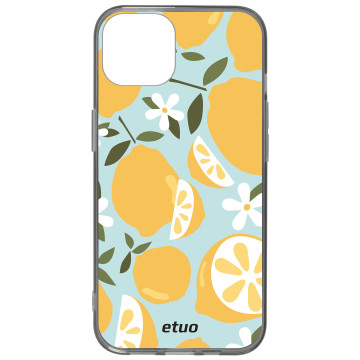 Etui na telefon - casey Design Case - Summer taste - monikaweronika.art Lemon - black