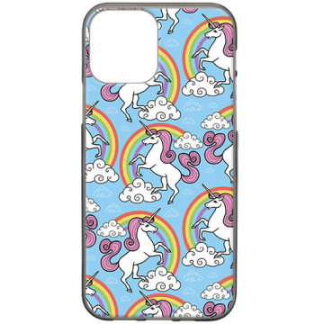 Phone case - casey Design Case - Unicorn - Pink Unicorns - black