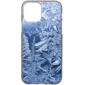 Phone case - casey Design Case - Winter - Snow Crystals - black