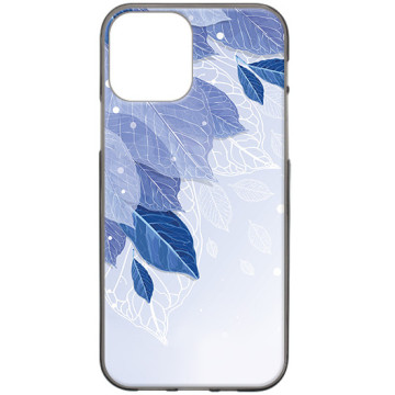 Phone case - casey Design Case - Winter - Winter leaves - black